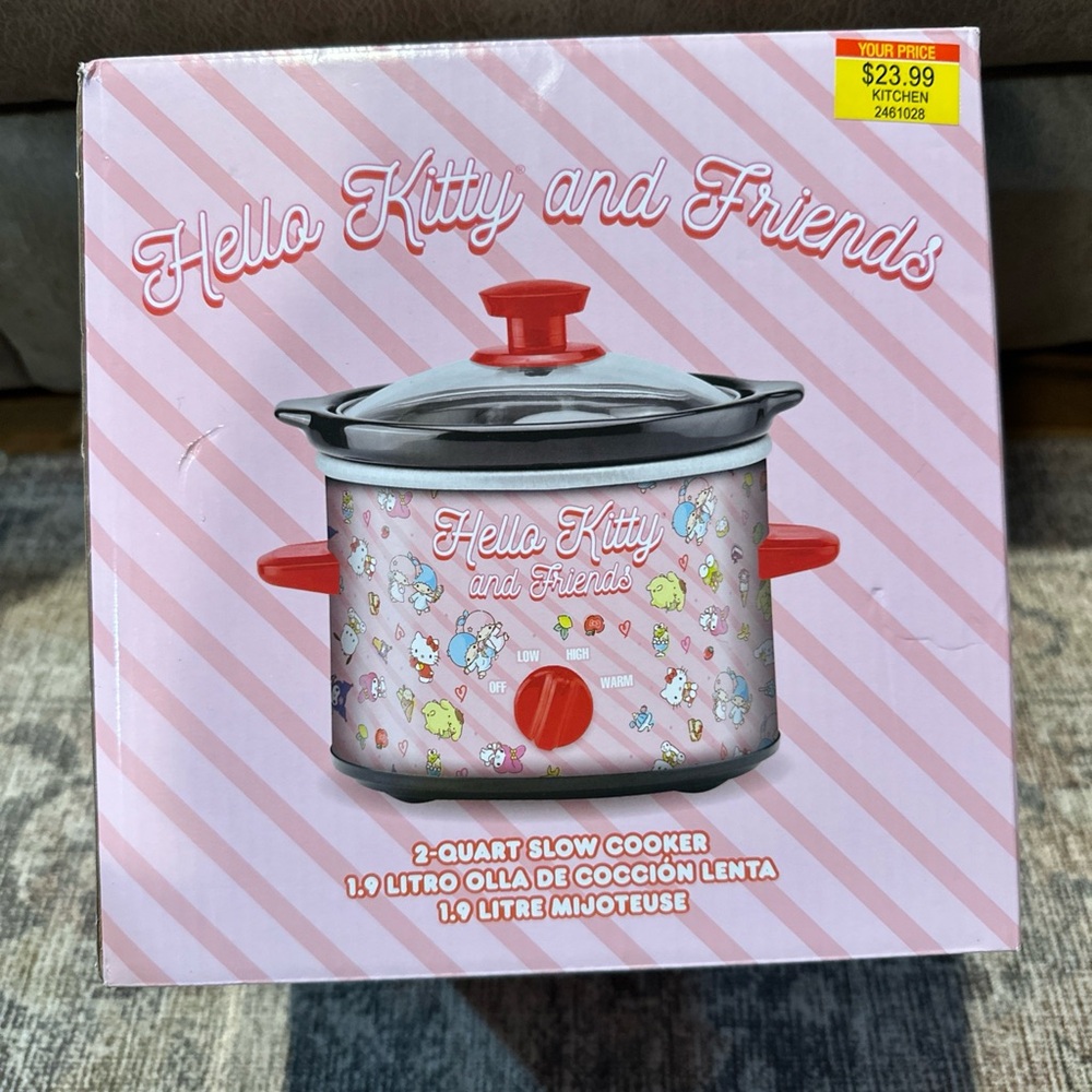 Hello Kitty Pink and Red Slow Cooker